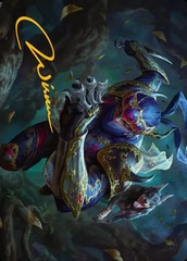 Shadow, Mysterious Assassin (26/53) Art Card - Gold-Stamped Signature